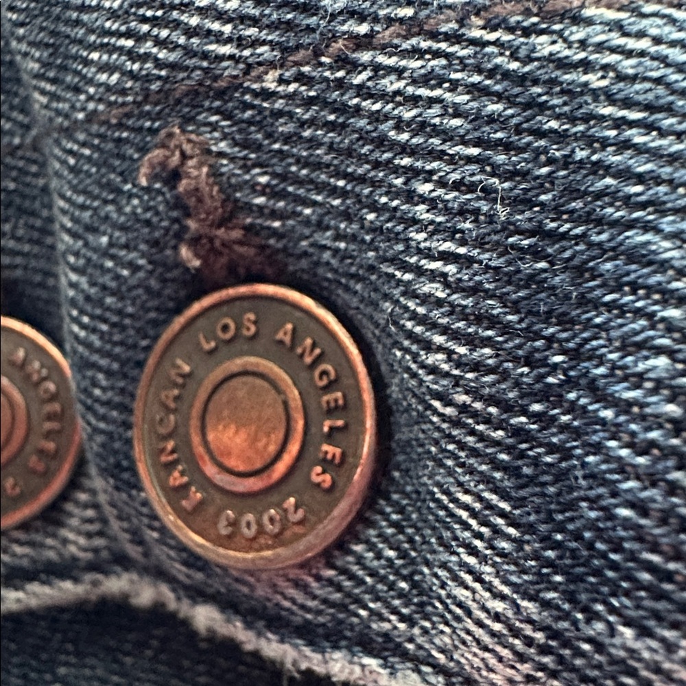 KanCan Dark Blue Button Fly Flare Jeans - Picture 4 of 8